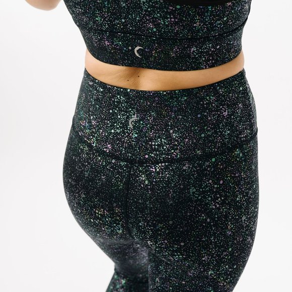 Black Reflective Mirage Light n Tight Hi-Rise 7/8 24" - Picture 4 of 4